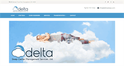 Desktop Screenshot of deltacentersforsleep.com