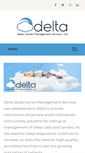 Mobile Screenshot of deltacentersforsleep.com